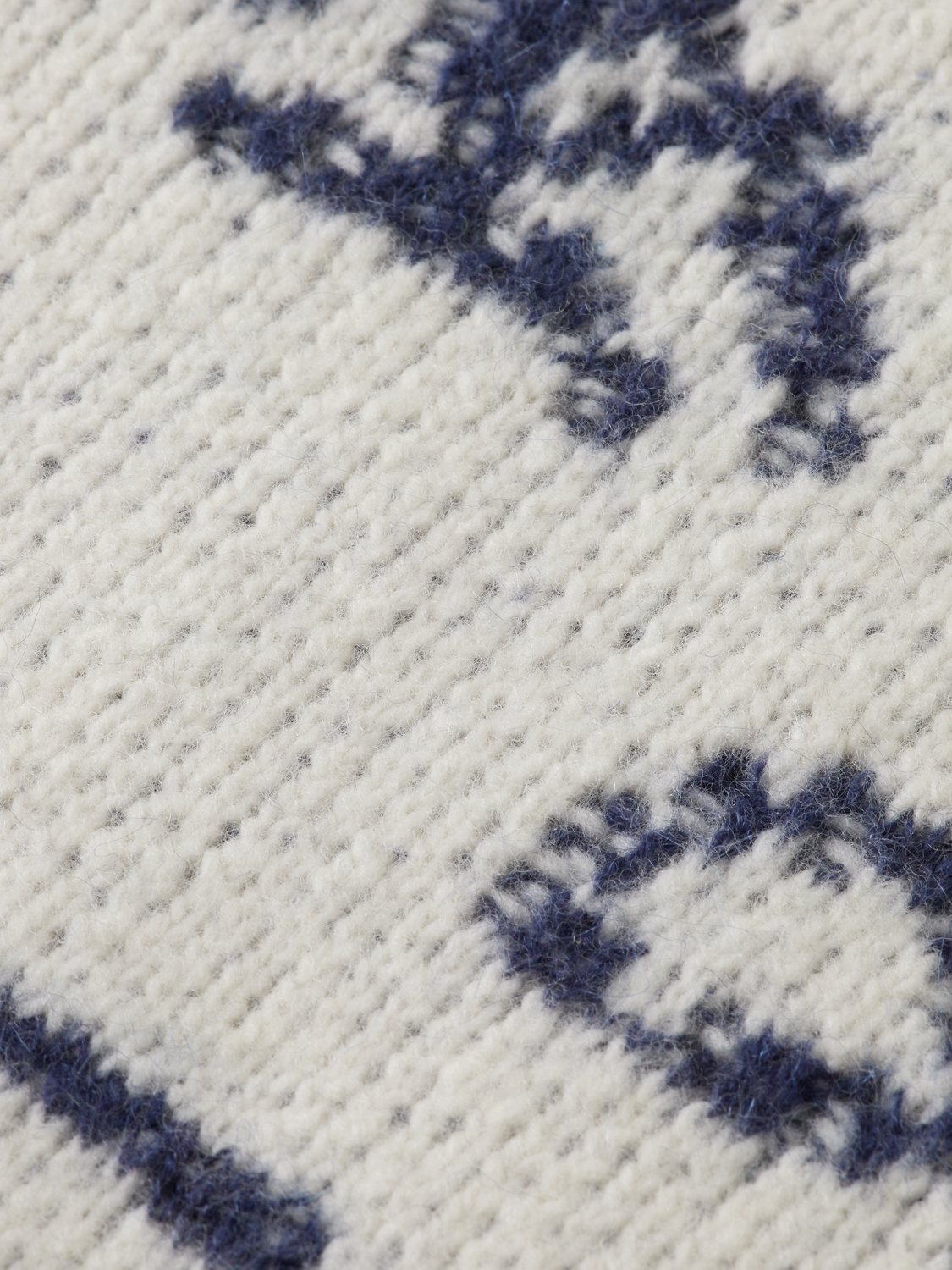 Scotch & Soda - Jacquard Drop Shoulder Pullover - Eggnog