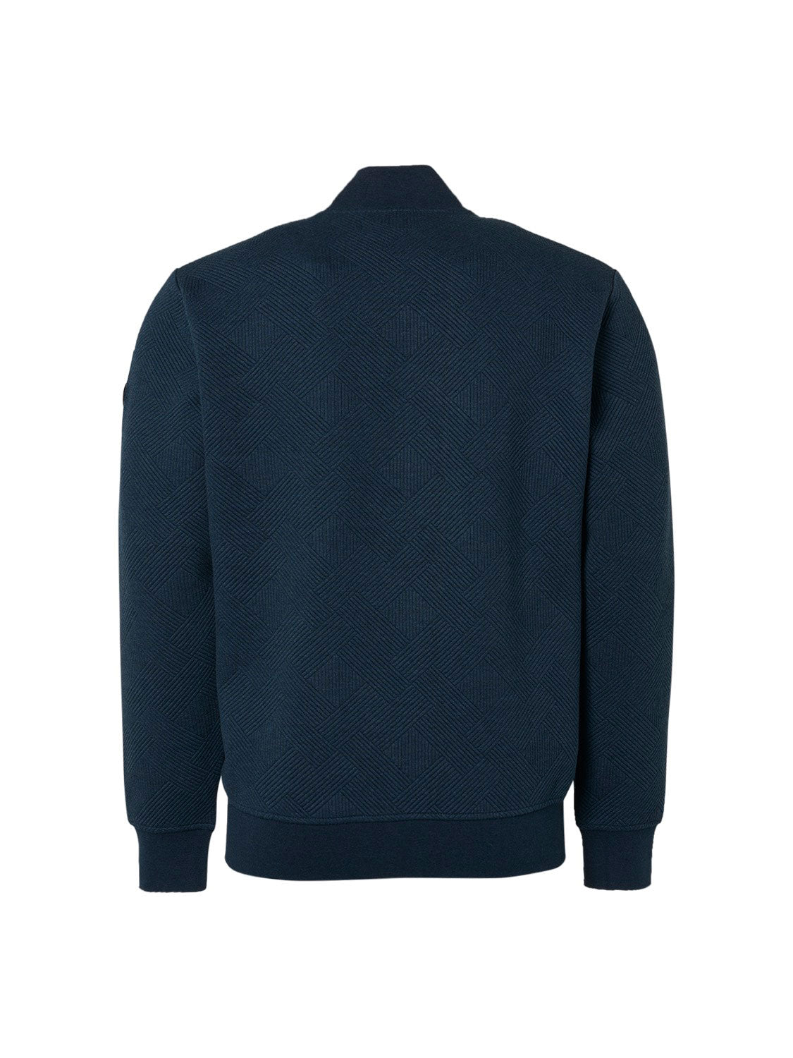 No Excess - Double Layer Zip Sweater - Sand or Carbon Blue