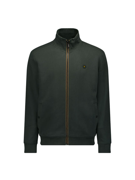 No Excess - Full Zip Twill Sweater