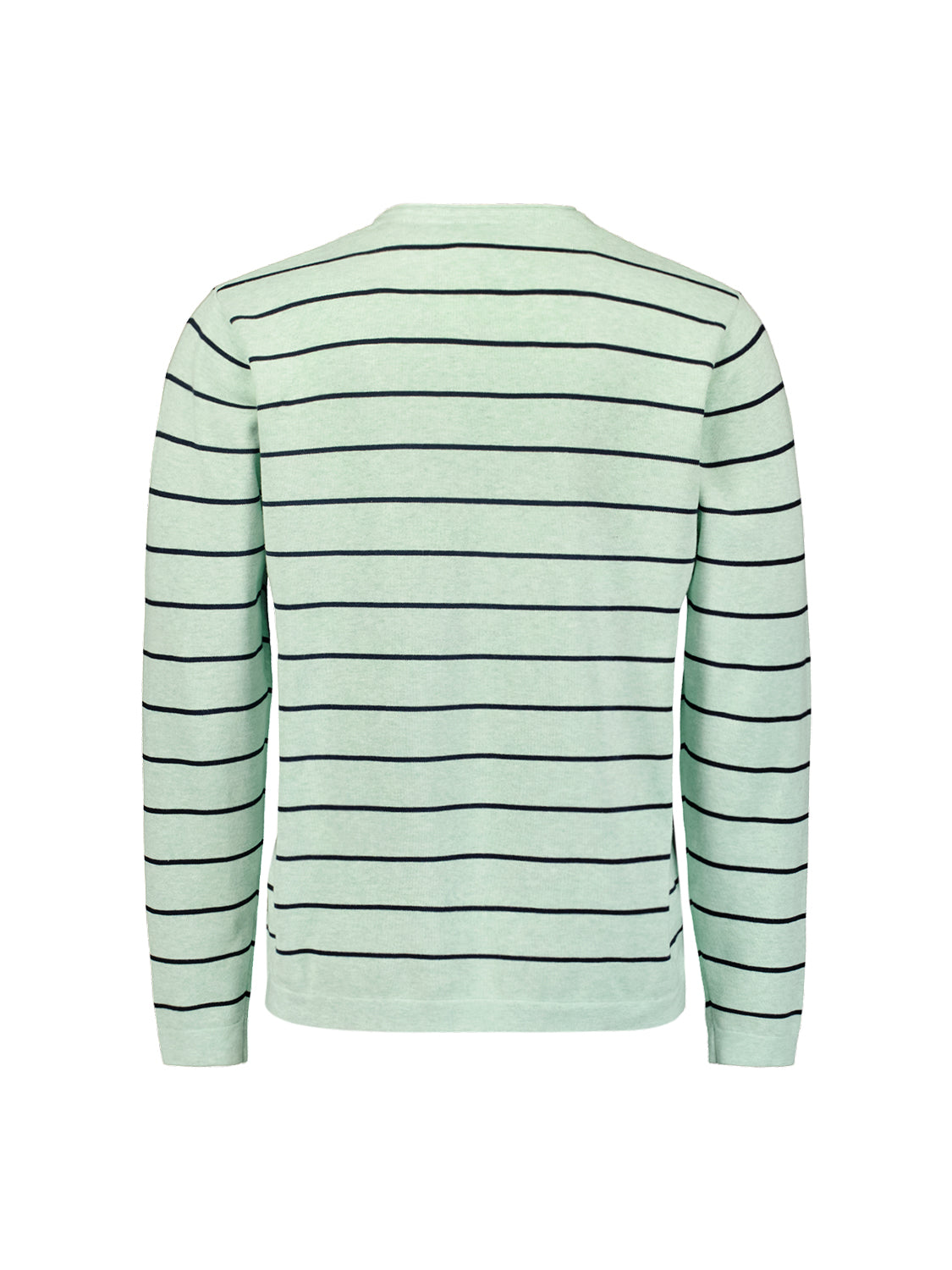 No Excess - Striped Crewneck Pullover - Mint or Cream
