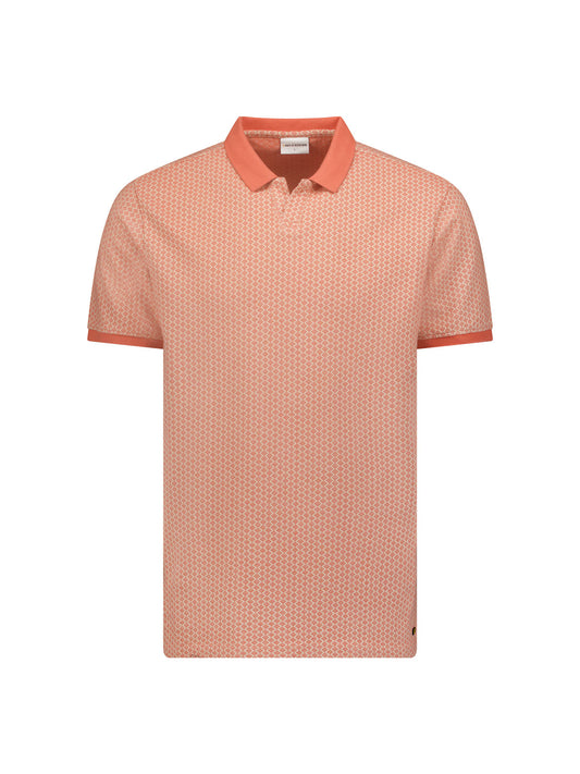 No Excess - Contrast Polo - Melon