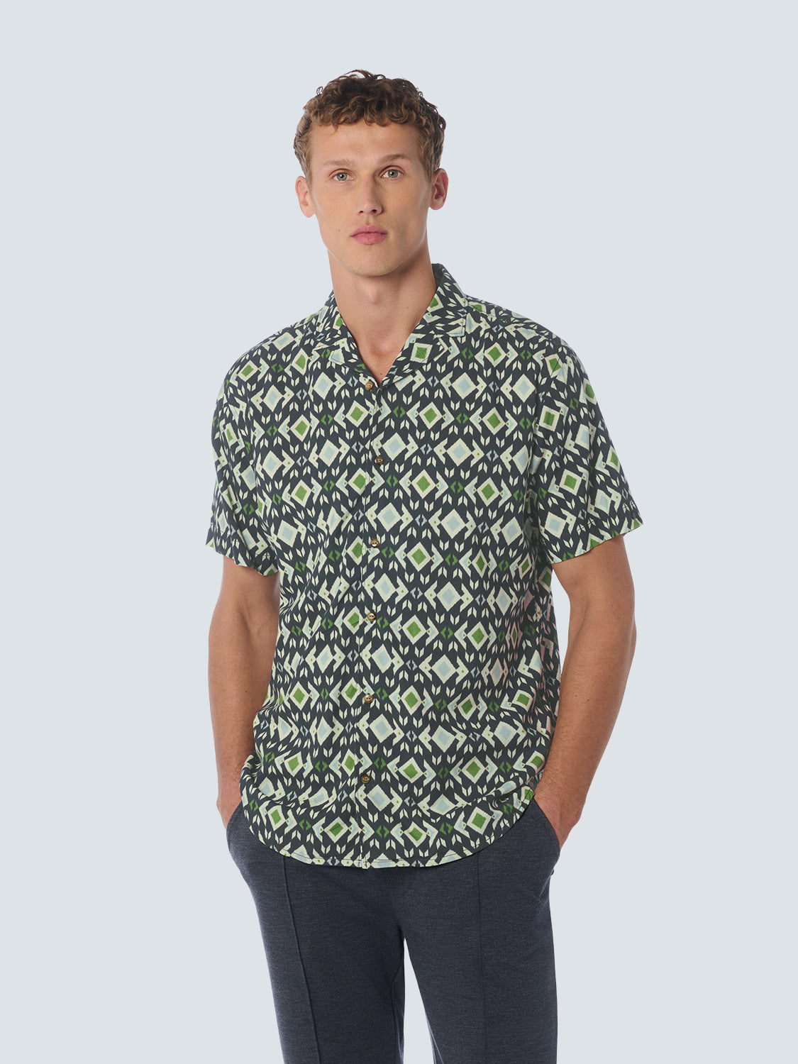 No Excess - Short Sleeved Resort Collar Shirt - Two Colourways