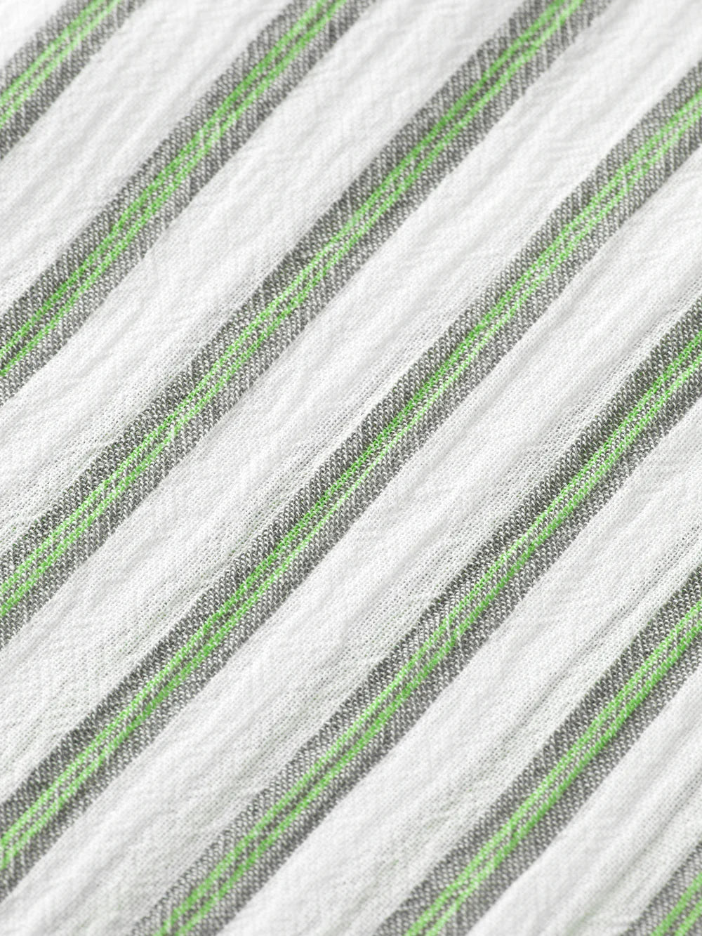 Scotch & Soda - Crinkle Striped Shirt - Firefly Green