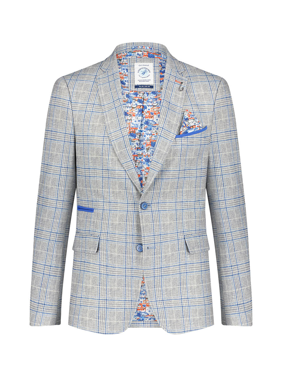 A Fish Named Fred - Blue Check Travel Blazer