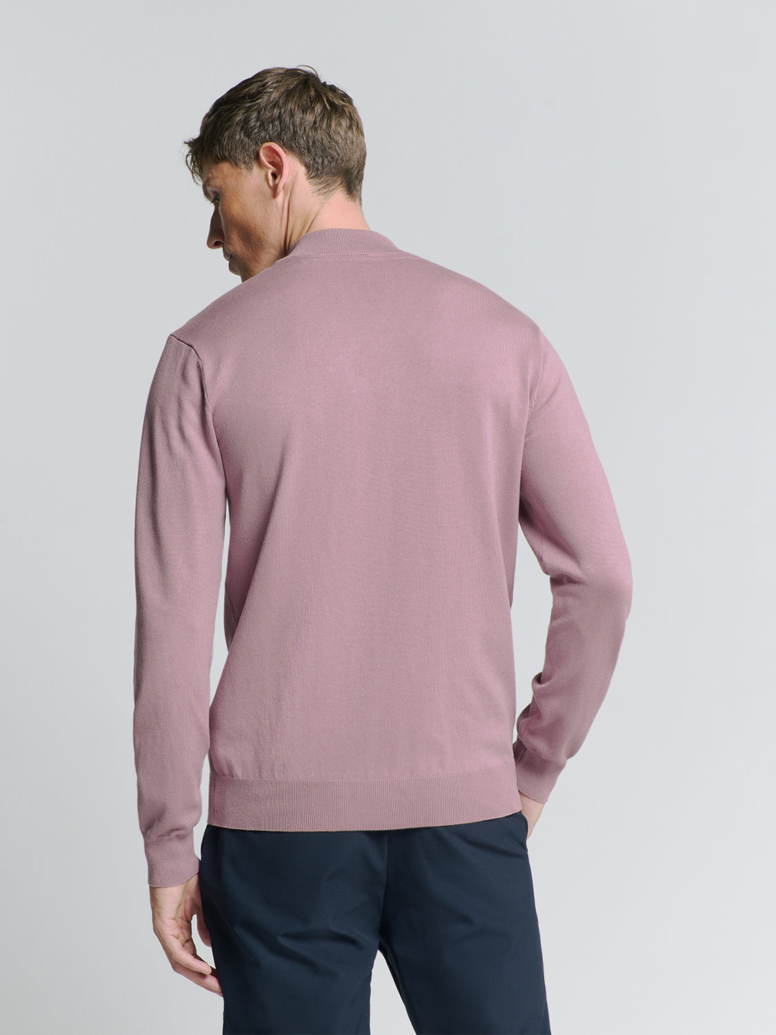 No Excess - Half Zip Pullover - Chalk or Mauve