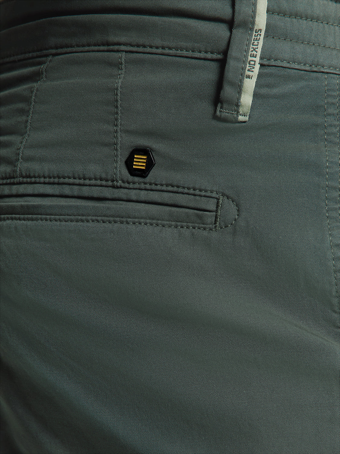 No Excess - Stone Washed Stretch Shorts - Khaki or Dark Steel