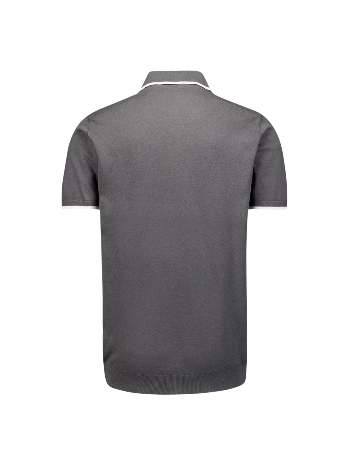 No Excess - Knitted Polo - Dark Steel