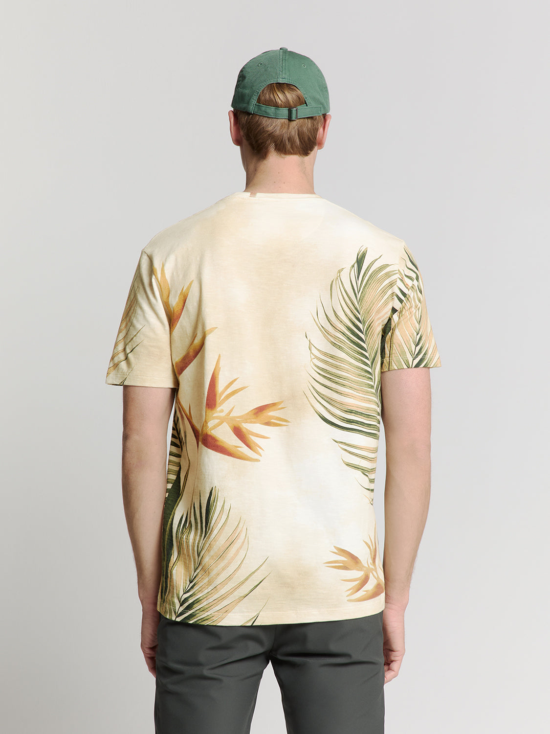 No Excess - Knitted Crewneck Printed Tee - Sand