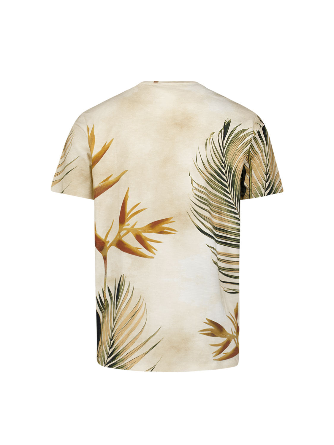 No Excess - Knitted Crewneck Printed Tee - Sand