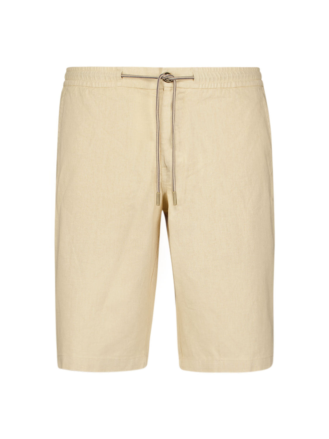 No Excess - Woven Linen Blend Shorts - Sand