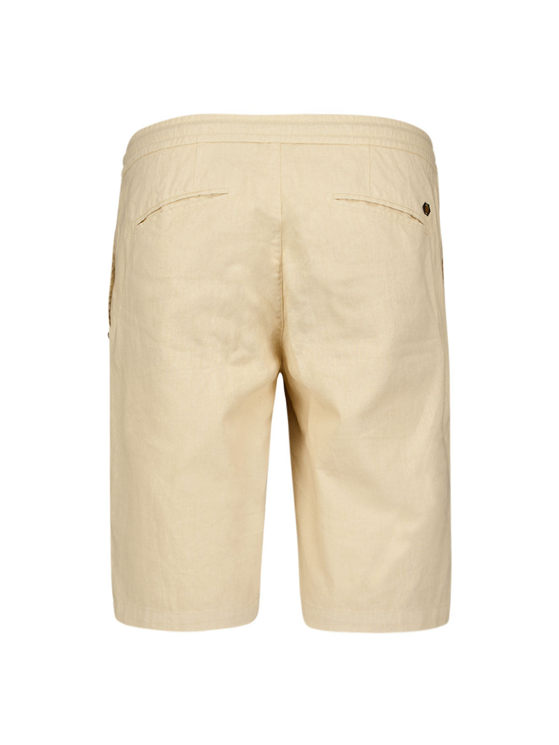No Excess - Woven Linen Blend Shorts - Sand