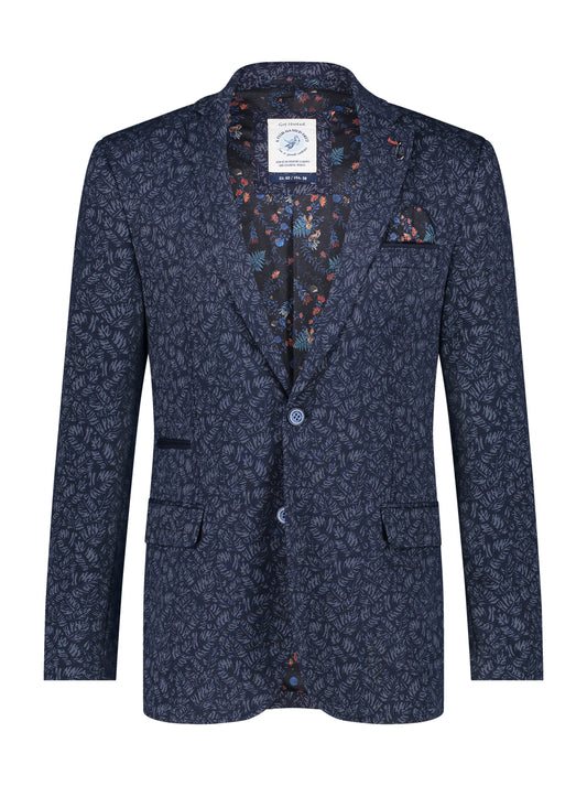 A Fish Named Fred - Pique Leaf Blazer - Navy