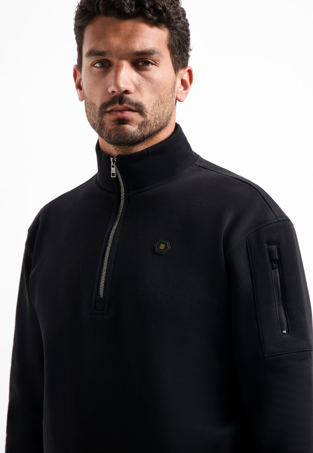 No Excess - Half Zip Sweater - Three Colours