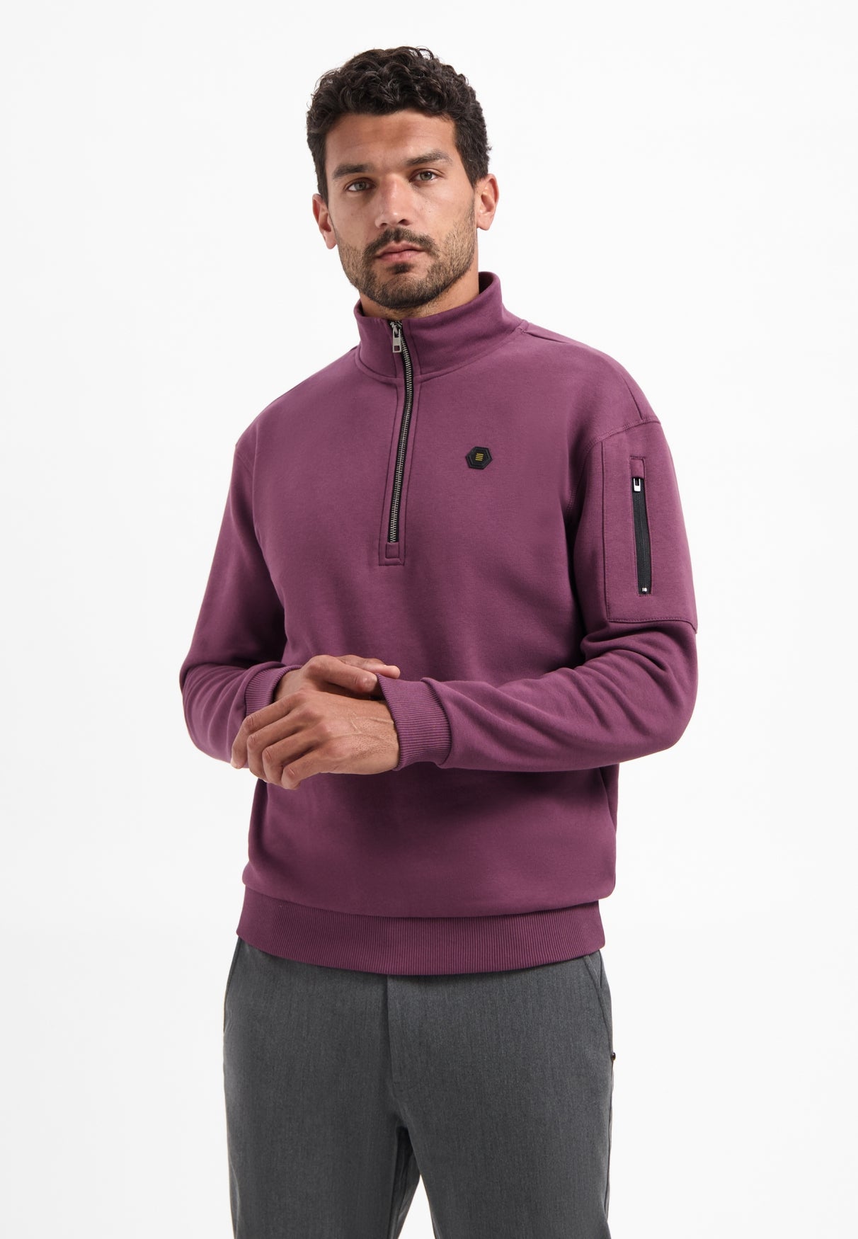 No Excess - Half Zip Sweater - Three Colours