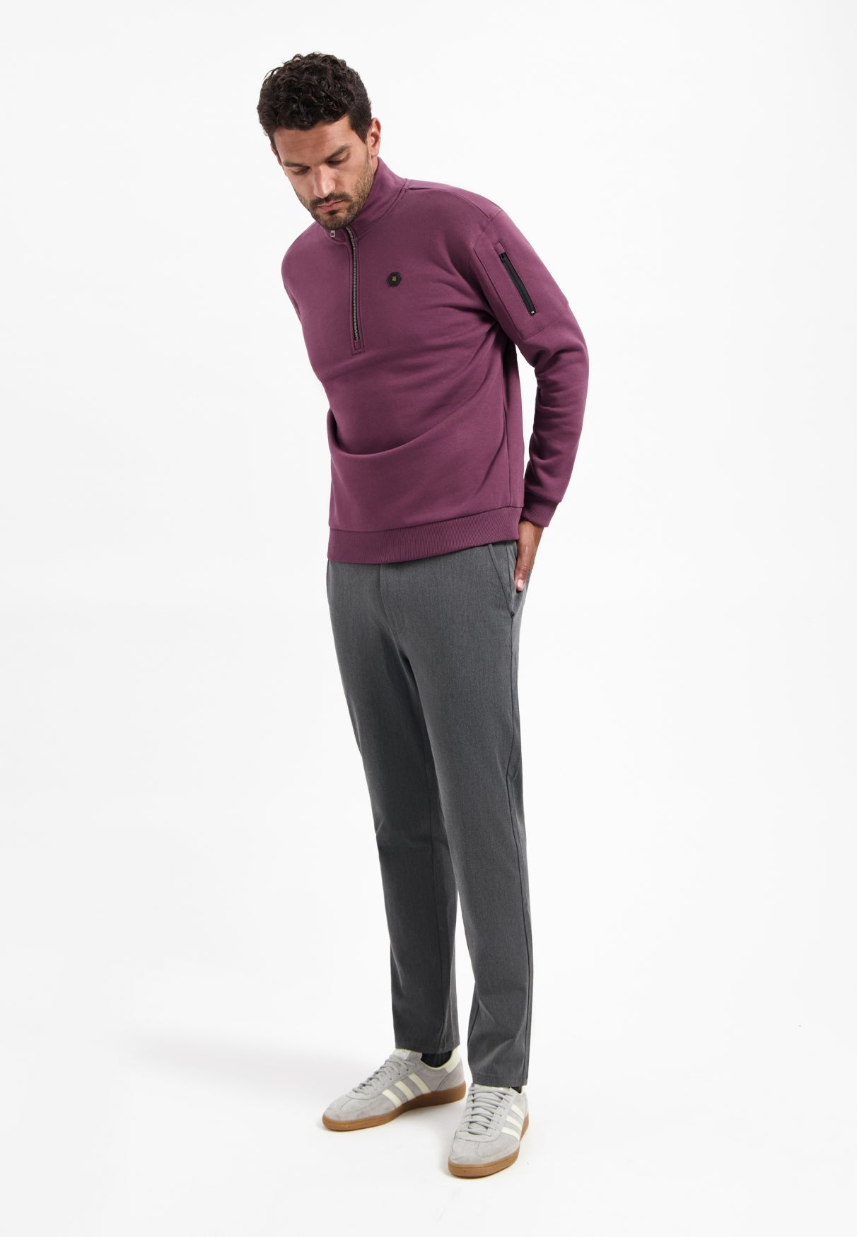 No Excess - Half Zip Sweater - Three Colours