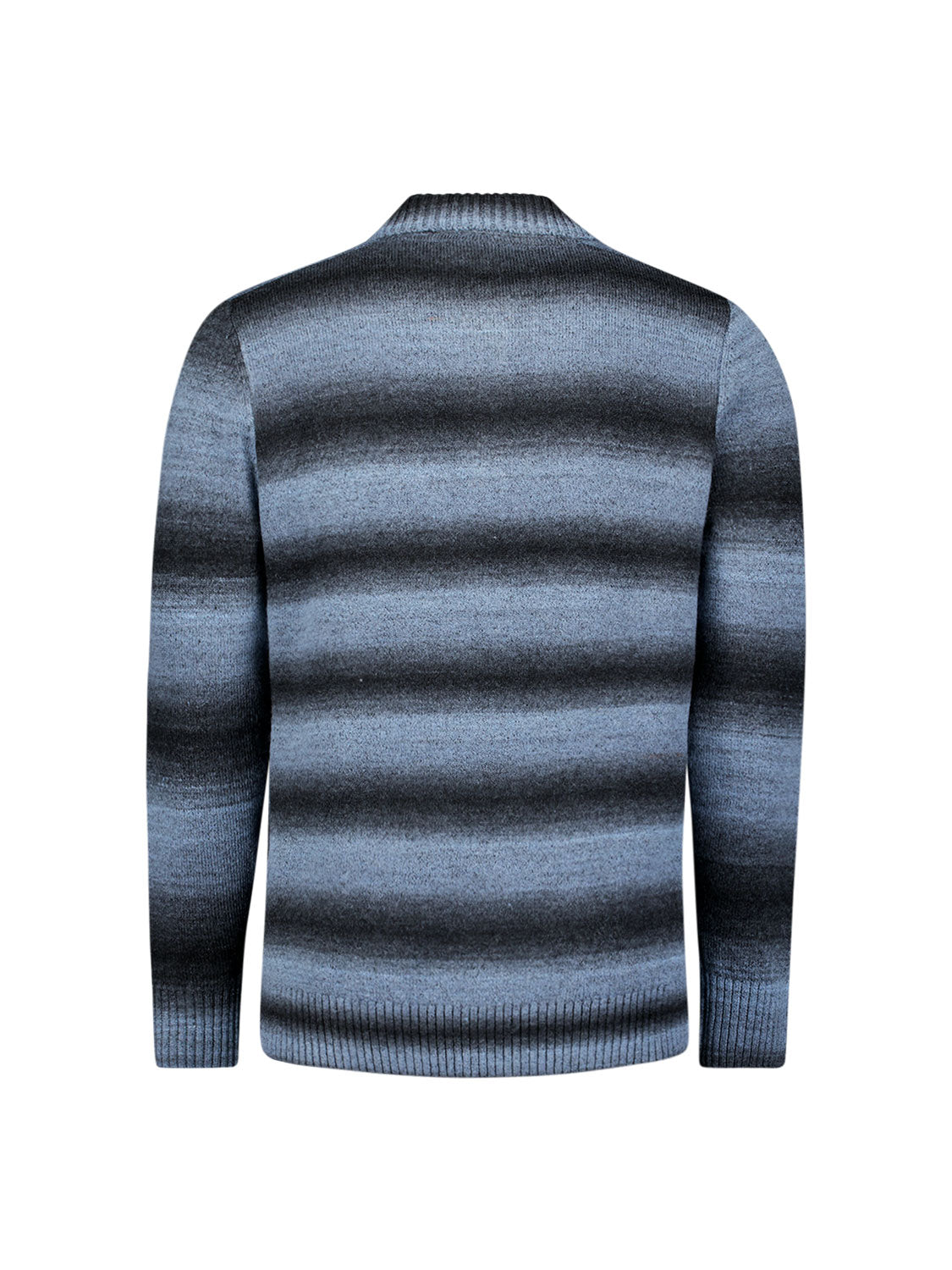 No Excess - Polo Degrade Pullover - Dusty Blue