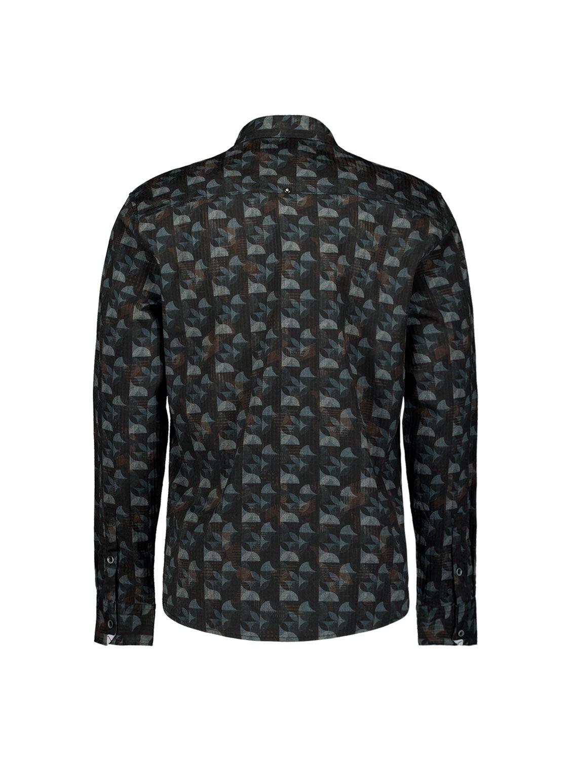 No Excess - Structure Stripe/Patterned Shirt - Night