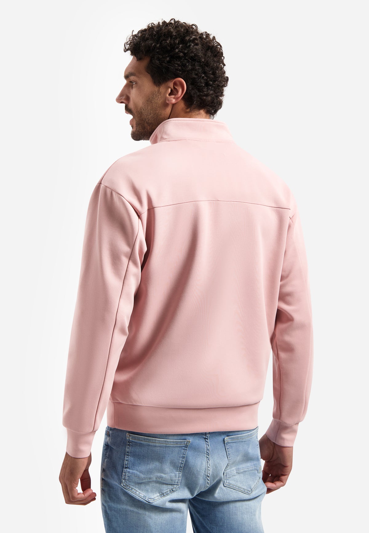 No Excess - Half Zip Sweater - Desert or Light Mauve