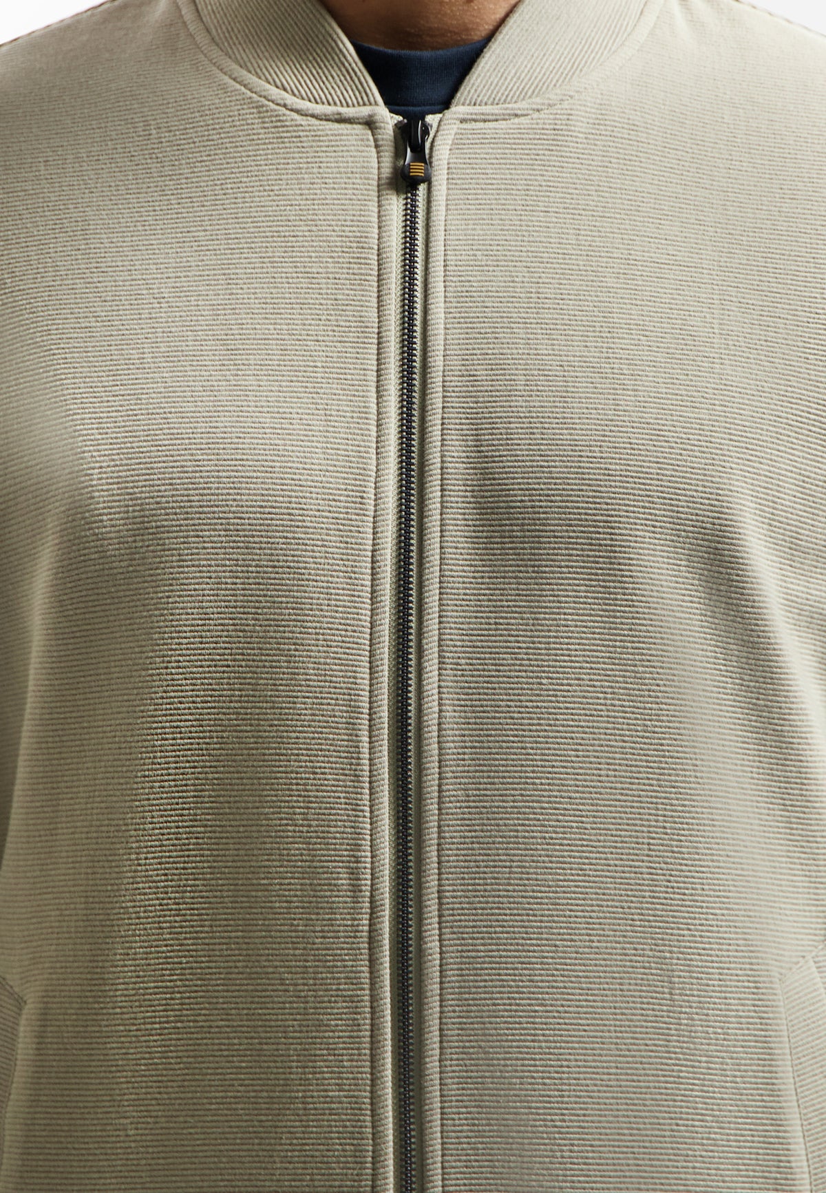 No Excess - Full Zip Sweater - Taupe