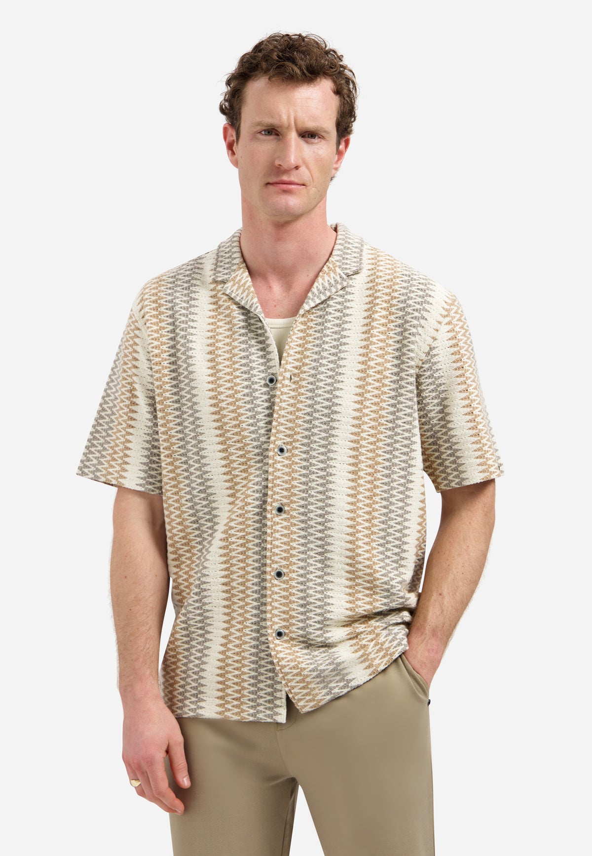 No Excess - Short Sleeved Shirt - Kit Wide Stripe