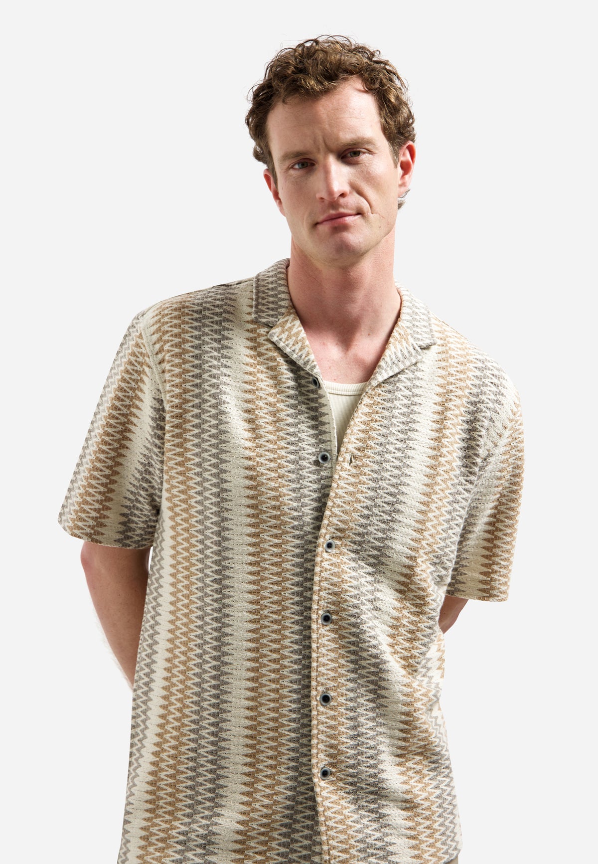 No Excess - Short Sleeved Shirt - Kit Wide Stripe