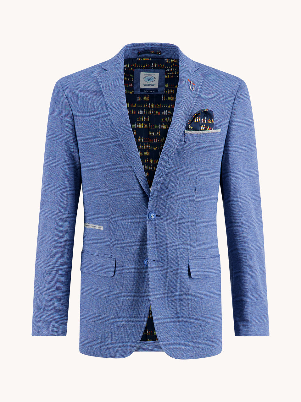 A Fish Named Fred - Plaid Blazer - Blue