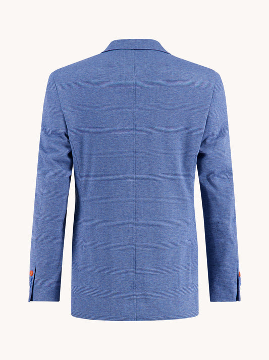 A Fish Named Fred - Plaid Blazer - Blue