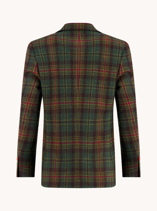 A Fish Named Fred - Tartan Blazer - Green/Red