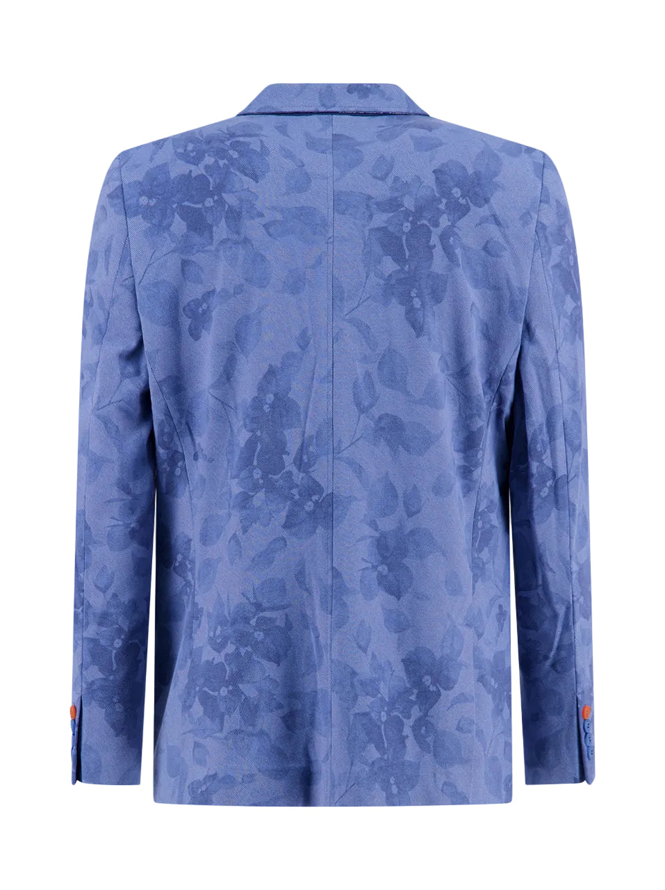 A Fish Named Fred - Printed Pique Blazer - Blue Leaf