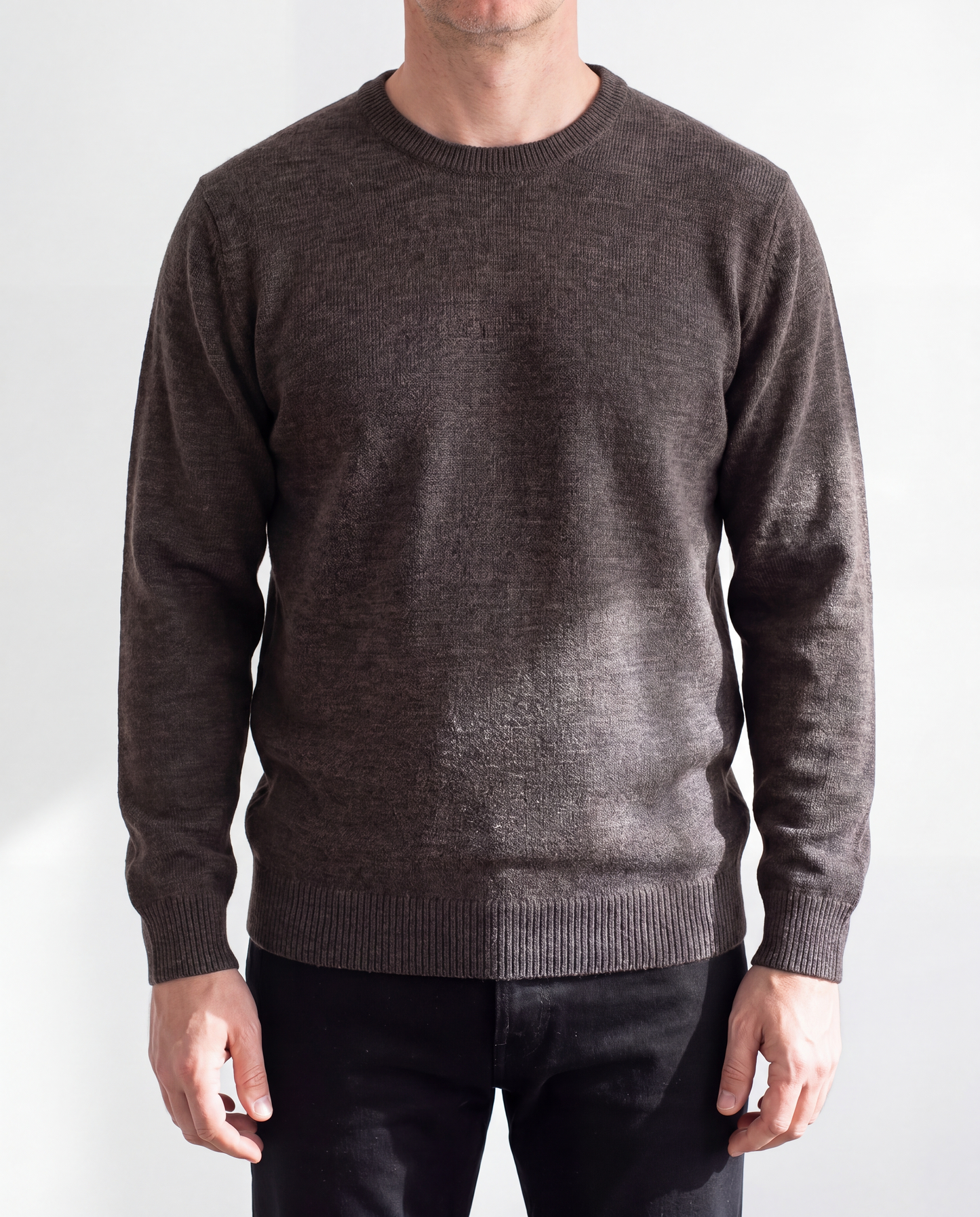 Silverdale - Crew Neck Jersey - Chestnut