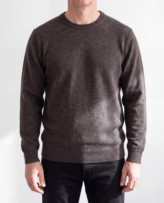 Silverdale - Crew Neck Jersey - Chestnut