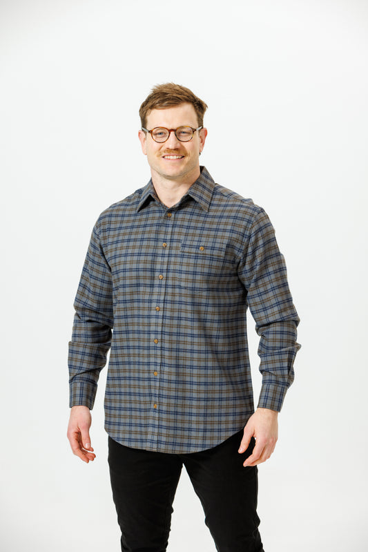 Lichfield - Vonella Check Double Pocket Shirt - Grey