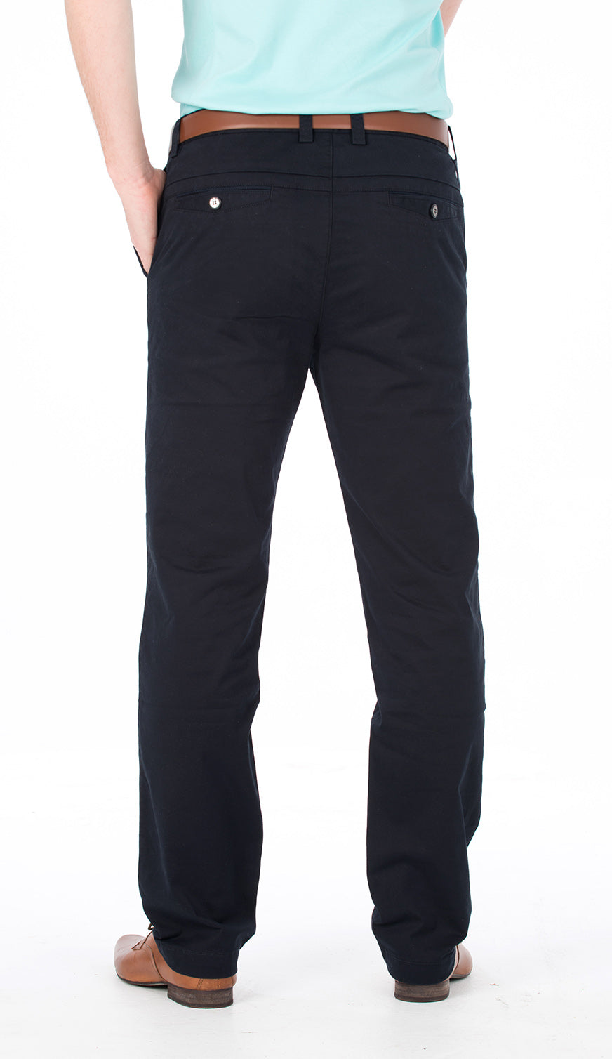 Bob Spears Active Waist Trousers - Navy - Larger Sizes