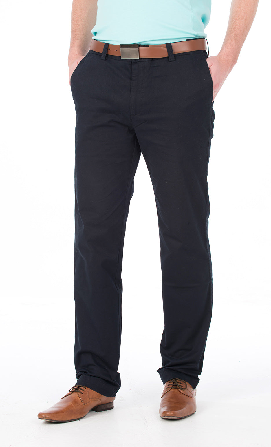 Bob Spears Active Waist Trousers - Navy - Larger Sizes