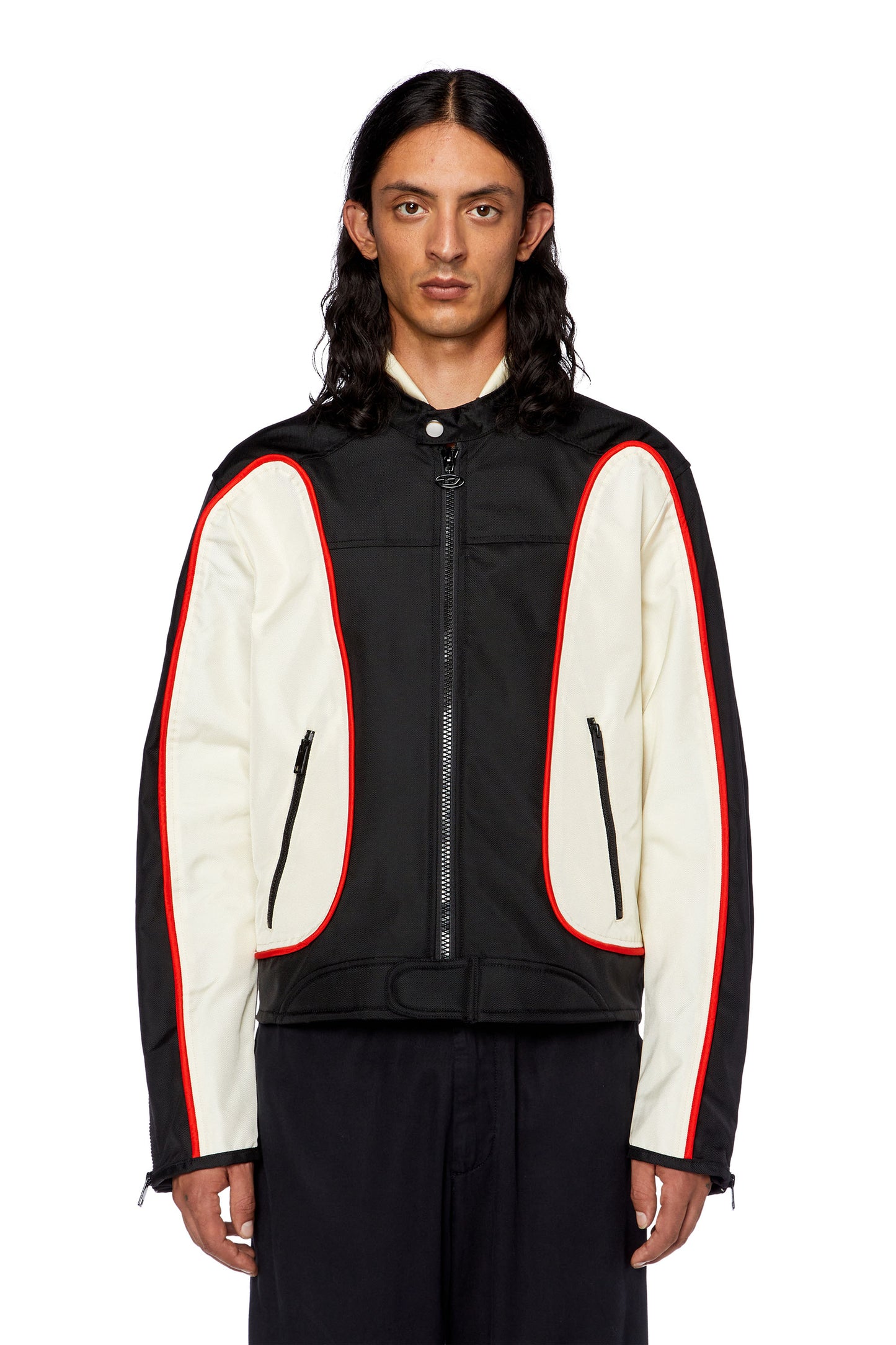 Diesel - J-Blink Jacket - Cream/Black/Red