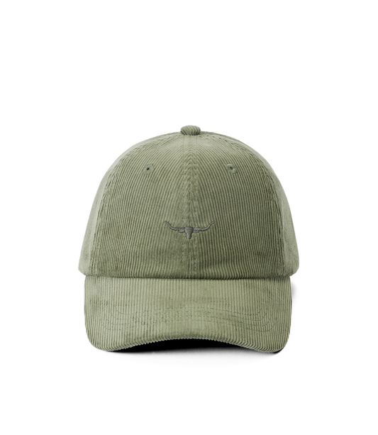 R. M. Williams - Mini Longhorn Cord Cap - Moss