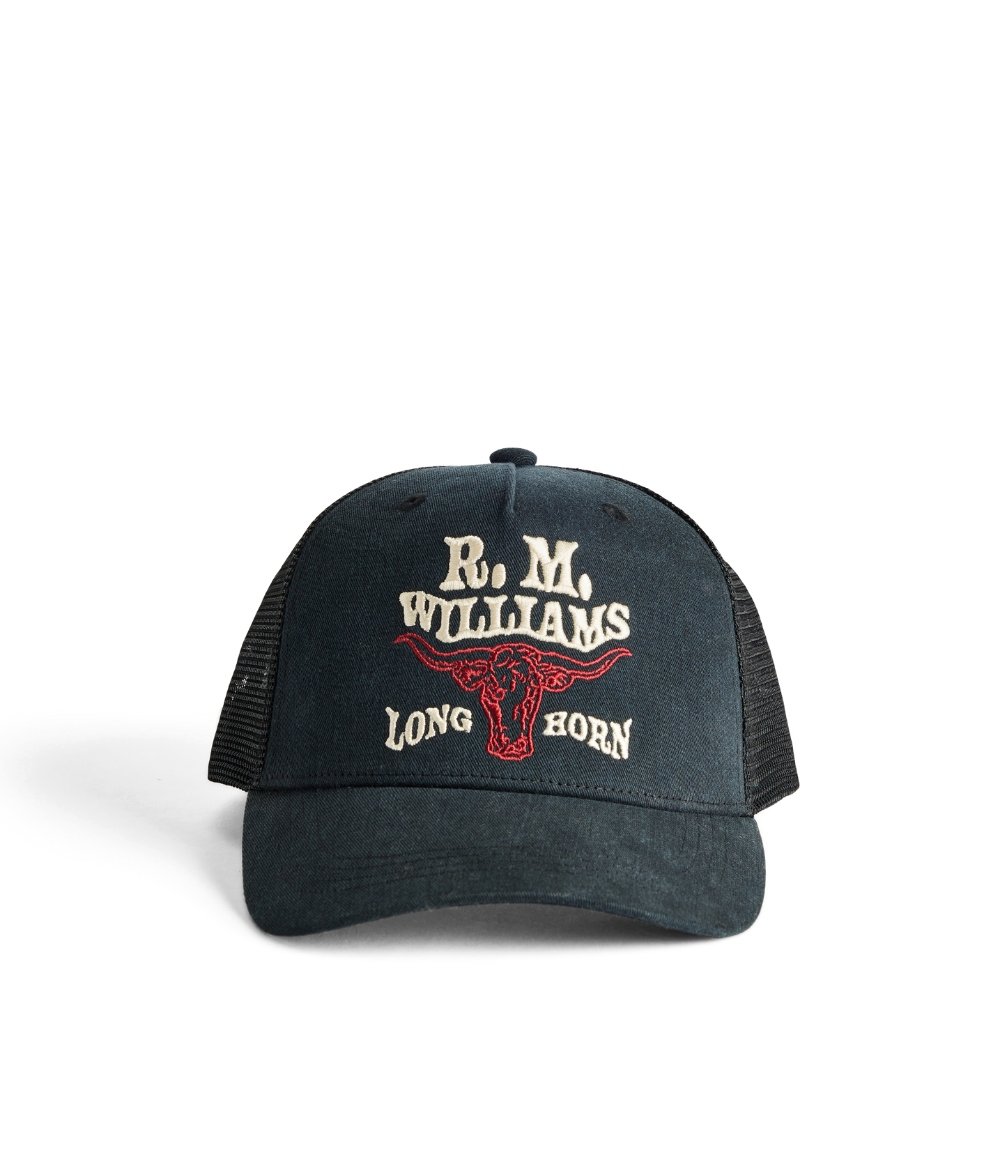 R. M. Williams - Longhorn Trucker Cap - Black Wash
