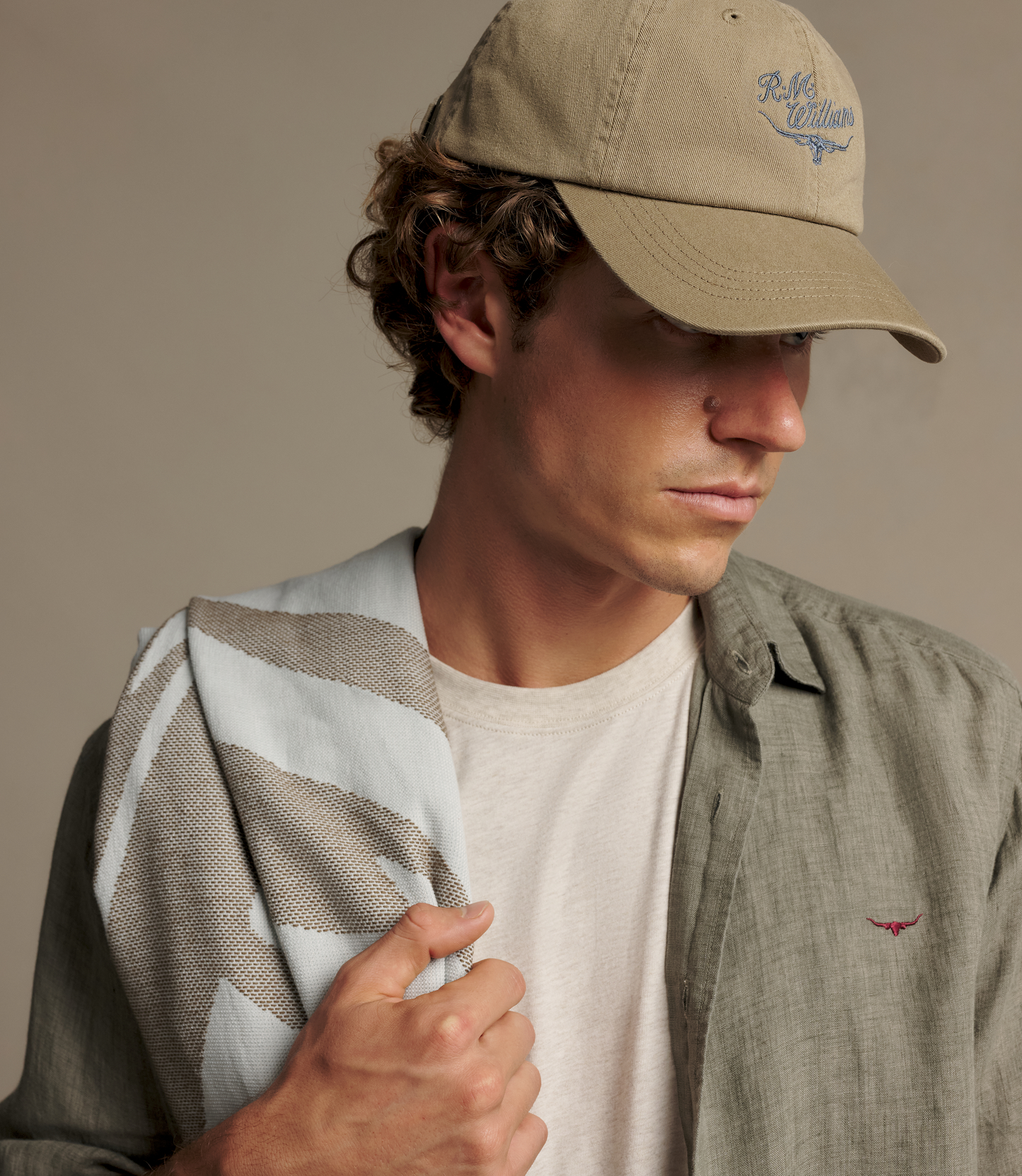R. M. Williams - Script Longhorn Cap - Mud