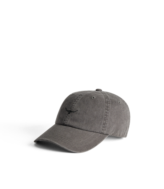 R. M. Williams - Mini Longhorn Twill Cap - Charcoal