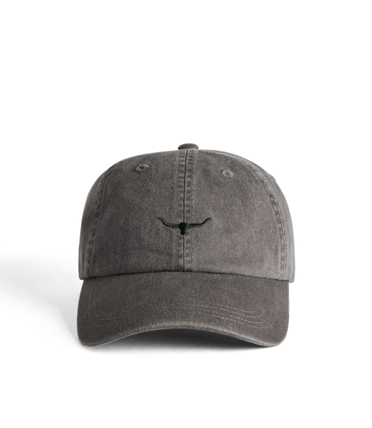 R. M. Williams - Mini Longhorn Twill Cap - Charcoal
