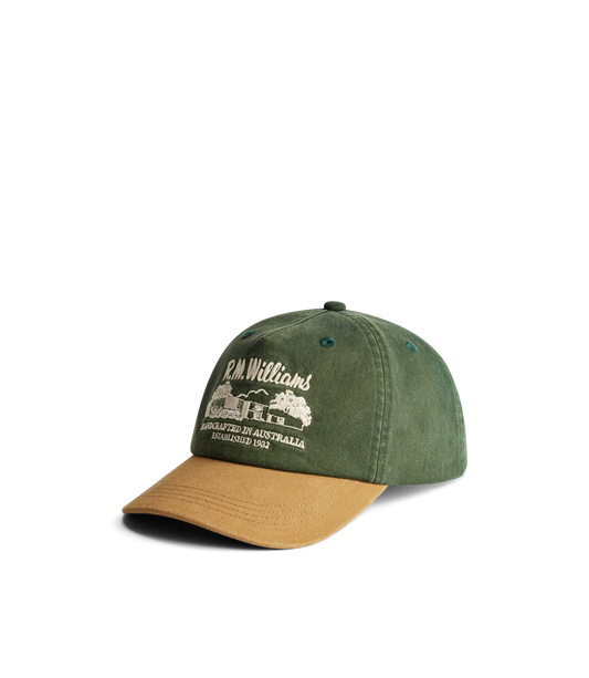 R. M. Williams - Workshop Twill Cap Pine
