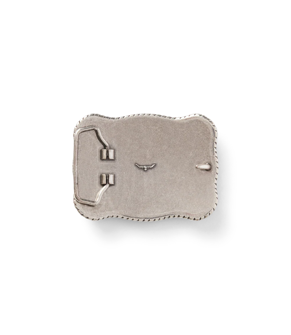 R. M. Williams - Cloudbuster Trophy Buckle - Antique Silver