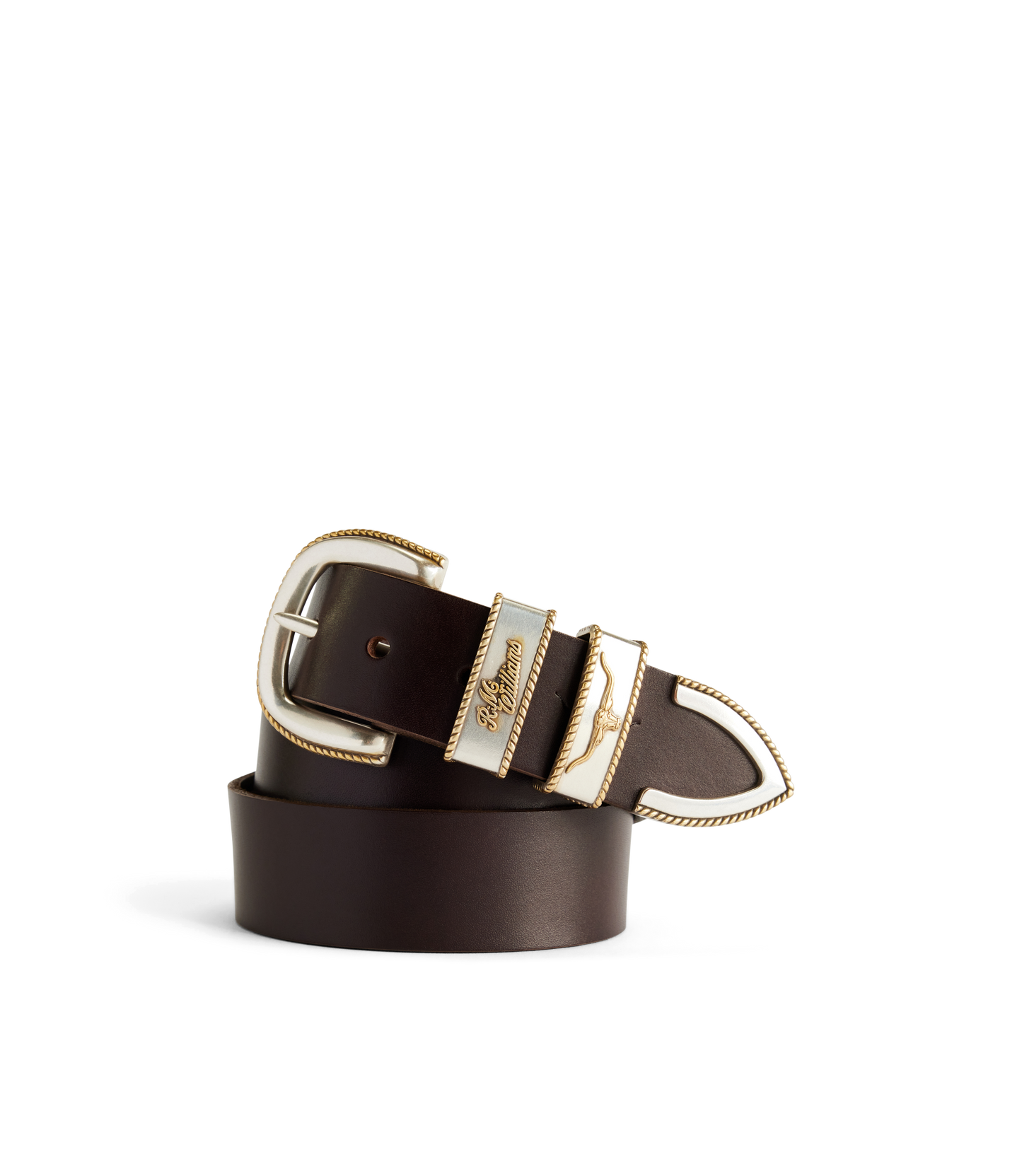 R. M. Williams - Rope Drover Belt - Chestnut