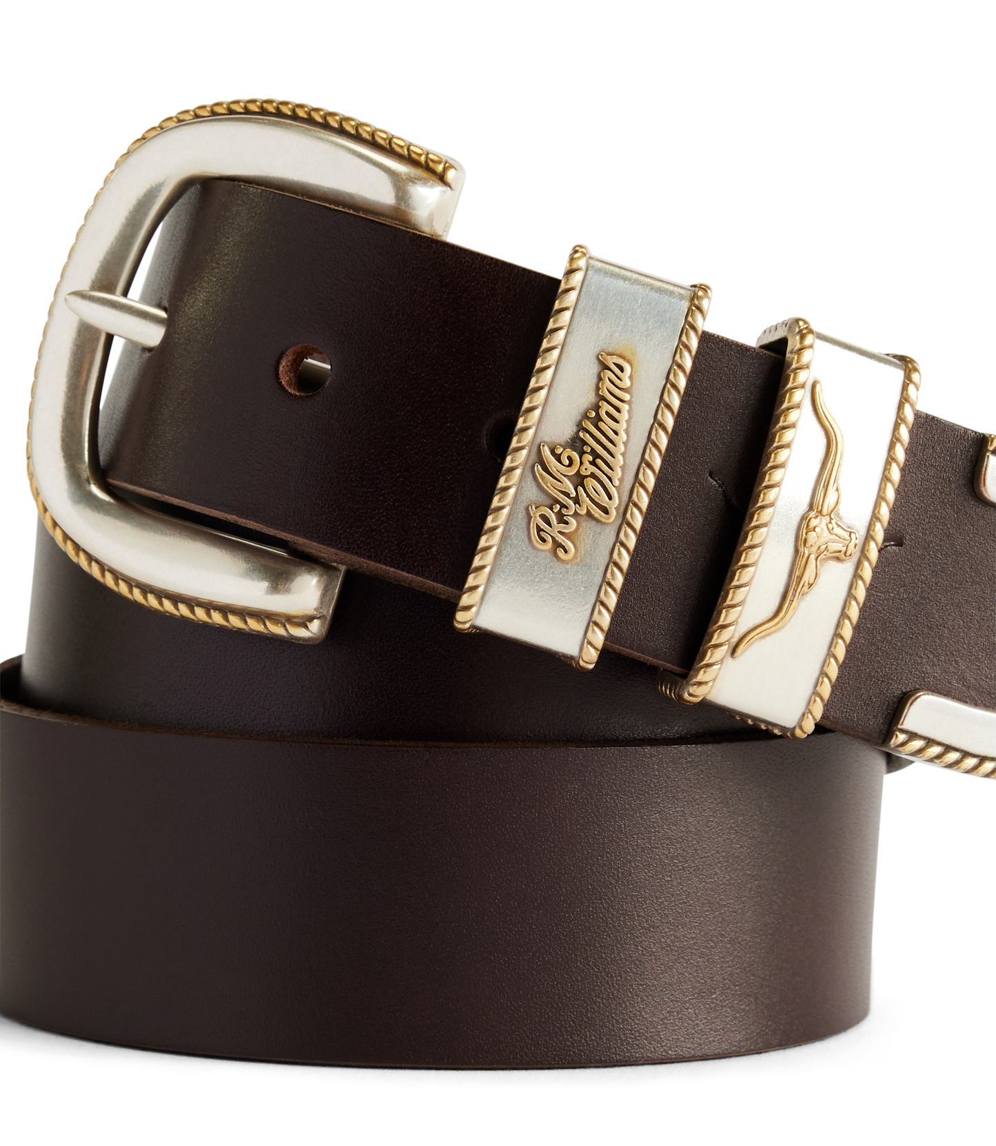 R. M. Williams - Rope Drover Belt - Chestnut