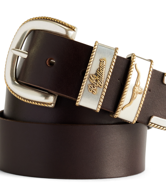 R. M. Williams - Rope Drover Belt - Chestnut