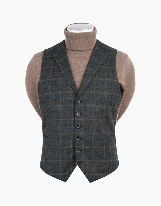 Rembrandt - Shelby Vest -  Green and Brown