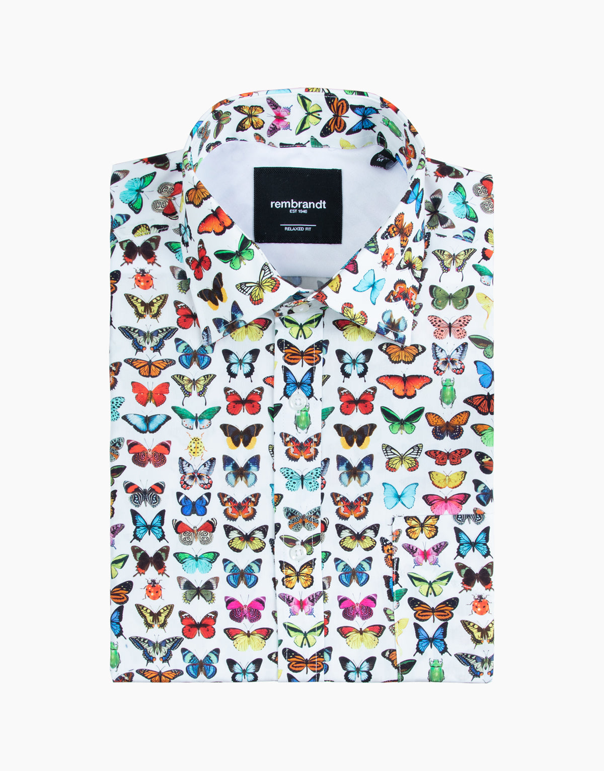 Rembrandt - Sinatra Shirt - Butterflies Print