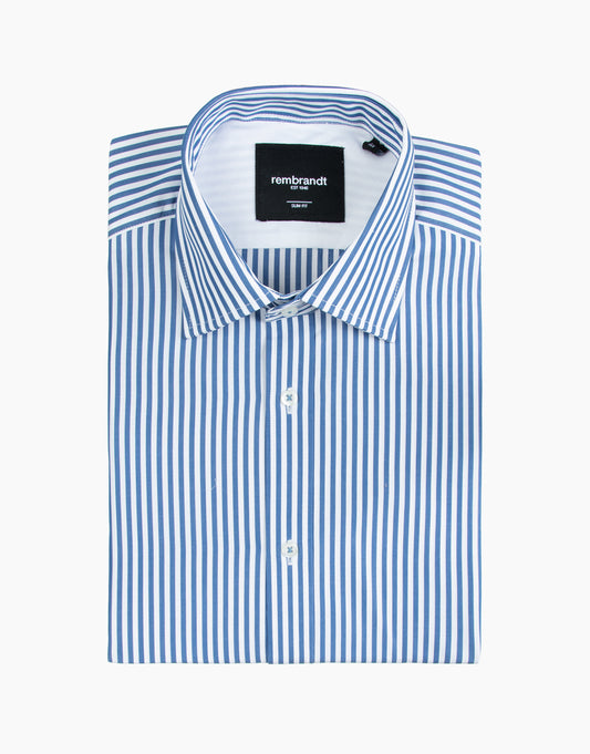 Rembrandt - London Shirt - Denim Blue Stripe