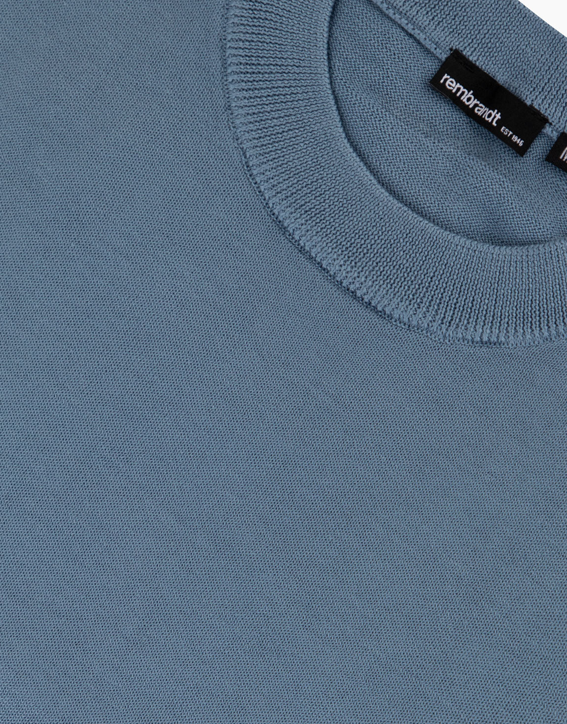 Rembrandt - Como Crew Neck - Dusty Blue