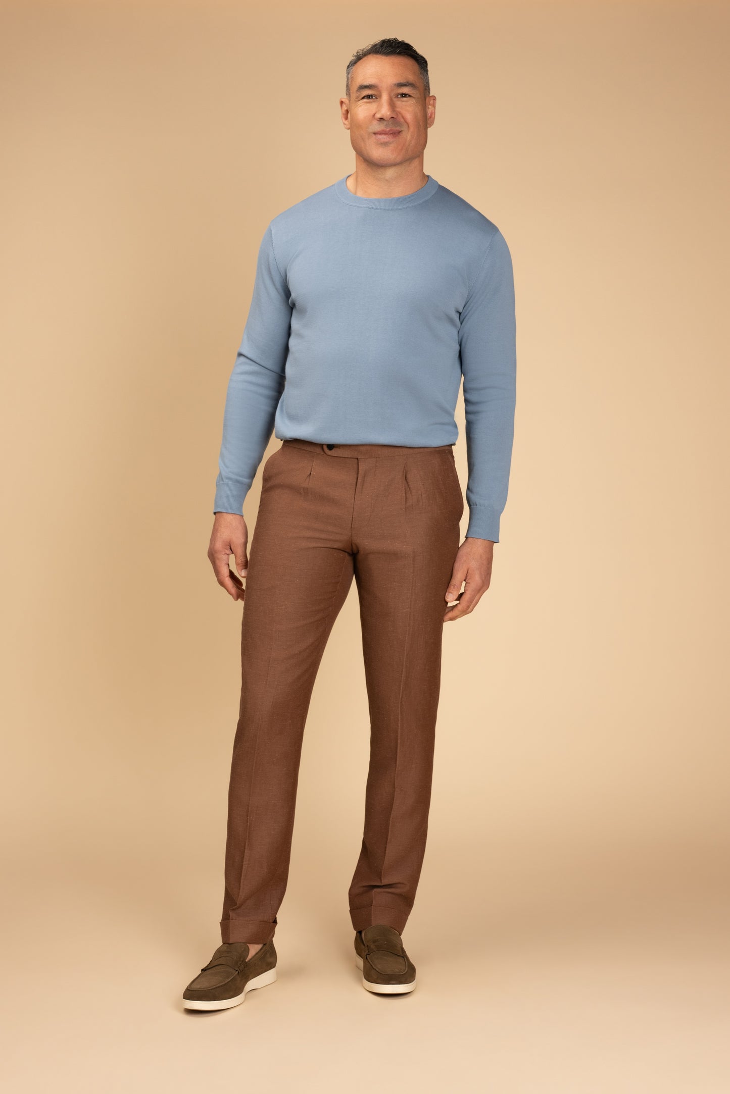 Rembrandt - Como Crew Neck - Dusty Blue